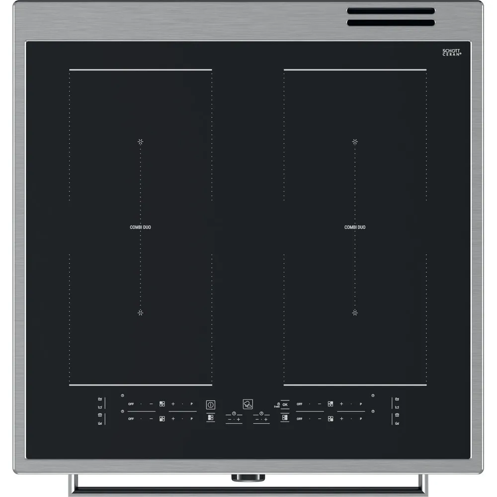 Bauknecht Standherd BS68IB8AHX/E, Flex-Induktion, Edelstahl, 60 cm