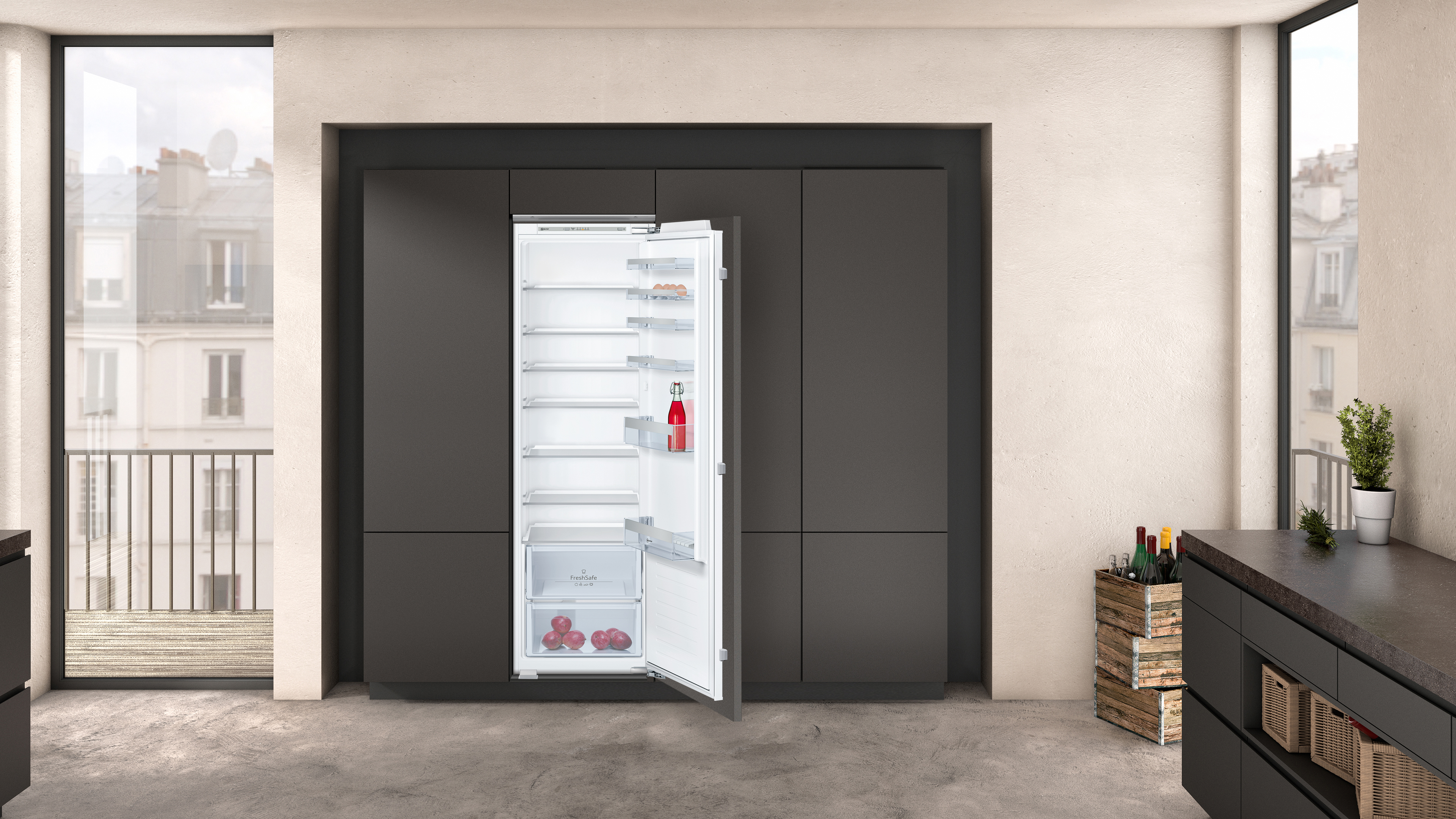 NEFF Einbau-Kühlschrank KI1812FF0 177.2 , breit cm hoch , 4242004247951 54.1 cm 