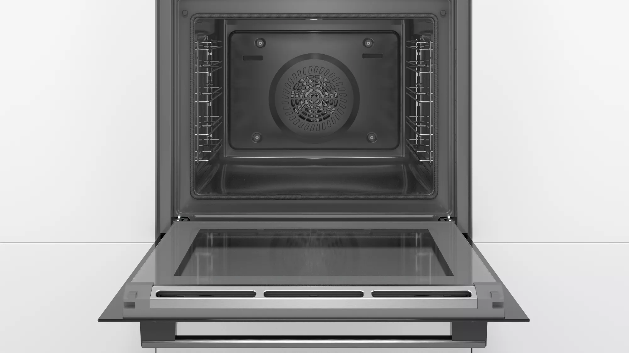 Bosch Serie 6, Einbau-Backofen, 60 x 60 cm, Schwarz, HBA578BB0