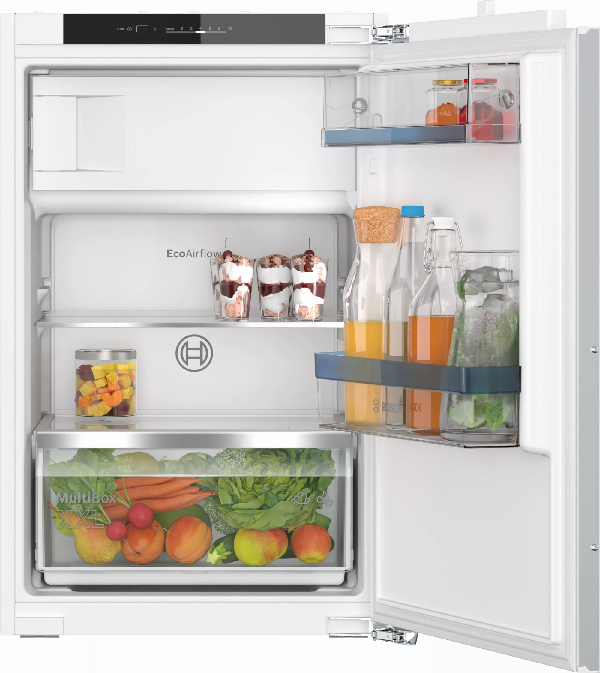 Bosch Serie 4, KIL22VFE0 Einbau-Kühlschrank mit Gefrierfach, 88 x